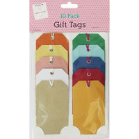 Craft Gift Tags - Pack Of 10