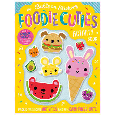 Balloon Stickers Foodie Cuties Activity Book image number 1