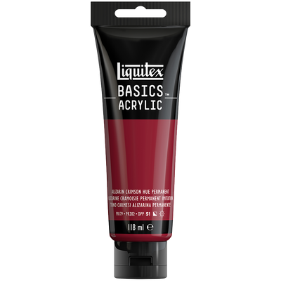 Liquitex Basics Acrylic Alizarin Crimson Hue Permanent: 118ml image number 1