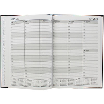 A5 Red 2020 Week to View Appointment Diary image number 2