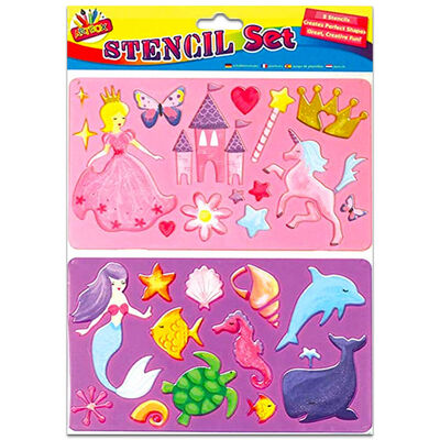 Fun Stencils Pack of 2: Assorted image number 1