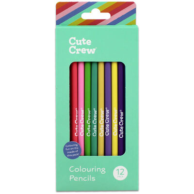 Cute Crew Colouring Pencils: Pack of 12 image number 1