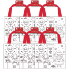 Colour Your Own Festive Bag Bundle: Pack of 6 image number 1