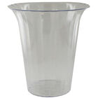 Large Flared Clear Plastic Candy Vase image number 1