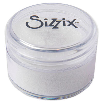 Sizzix Biodegradable Fine Glitter 12g: White image number 1