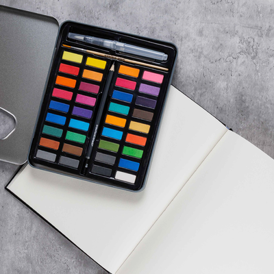 Crawford & Black Watercolour Paint Tin Set image number 4