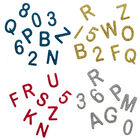 144 Glitter Alphabet Stickers - Bundle of 4 image number 2