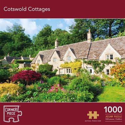 Cotswold Cottages 1000 Piece Jigsaw Puzzle The Works
