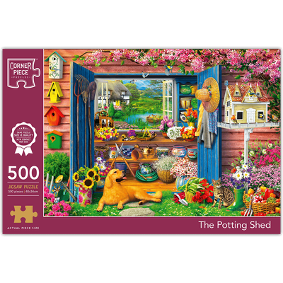The Potting Shed 500 Piece Jigsaw Puzzle image number 1