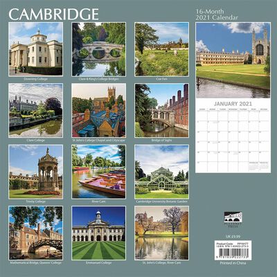 Cambridge Square Calendar 2021 image number 3