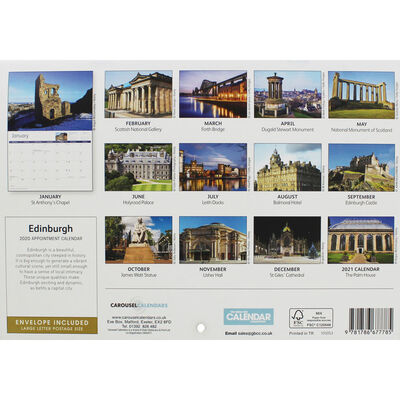 Edinburgh A4 Calendar 2020 image number 3