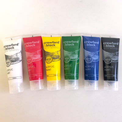 Crawford & Black Acrylic Paints: Pack of 6 image number 2