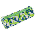 Helix Oxford Geometric Pencil Case: Green image number 1