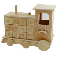 Wooden Train Advent Calendar