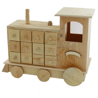 Wooden Train Advent Calendar image number 2