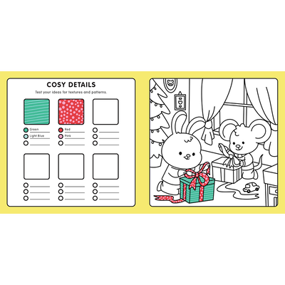 Cosy Christmas Advent Colouring image number 4