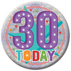 30 Today Large Holographic Birthday Badge image number 2