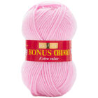 Bonus Chunky: Iced Pink Yarn 100g image number 1