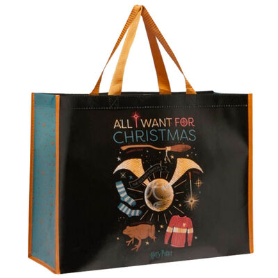 Harry Potter Christmas Reusable Shopping Bag image number 1
