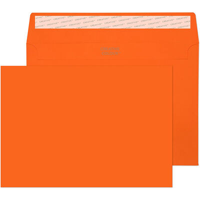 Orange C5 Wallet Self Seal Envelopes: Pack of 25 image number 1