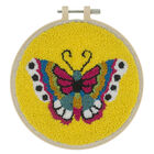 Punch Needle Hoop Kit: Butterfly image number 2