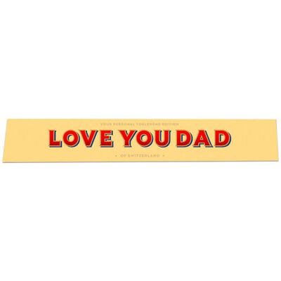 Toblerone Milk Chocolate 100g &ndash; Love You Dad image number 1