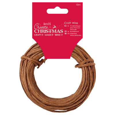 Raffia Covered Craft Wire: 10 Meters image number 1