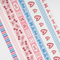 Cherry Love Washi Tape: Pack of 8