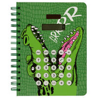 A5 Wiro Calculator Notebook: Alligator