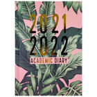 A5 Leaf Print 2021-2022 Day a Page Diary image number 1