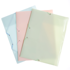 Pastel A4 Elasticated Folders: Pack of 3 image number 2