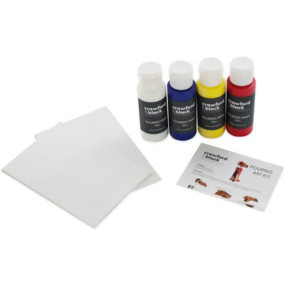 Crawford & Black Paint Pouring Art Kit image number 2