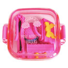 Mini Novelty Erasers Pack: Pink image number 1