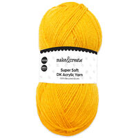 DK Acrylic Yarn: Mustard 100g