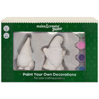 Paint Your Own Ceramic Christmas Decorations: Pack of 2 image number 1
