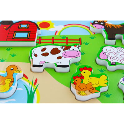 Farmyard Chunky Wooden Puzzle image number 4