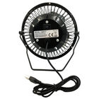 4 inch Desk USB Fan Black image number 3