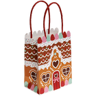 Gingerbread House Treat Bags: Pack of 5 image number 2