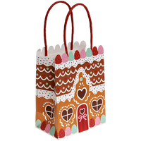Gingerbread House Treat Bags: Pack of 5