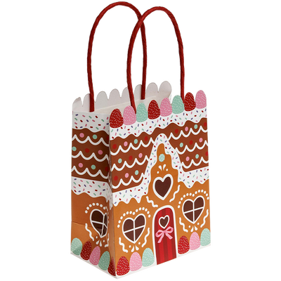 Gingerbread House Treat Bags: Pack of 5 image number 2