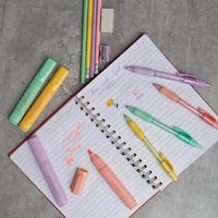 Pastel Filled Pencil Case: 15 Piece Set