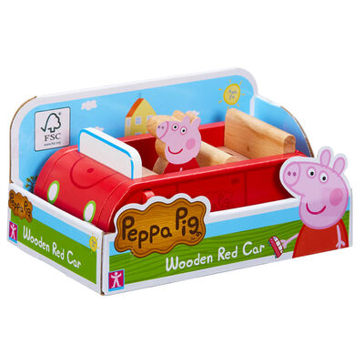 Peppa Pig Wooden Red Car image number 3
