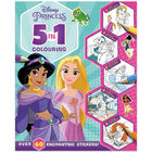 Disney Princess: 5 in 1 Colouring image number 1