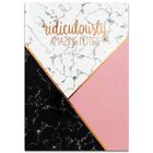 A5 Rose Gold Foil Patterned Notebook: Assorted image number 1