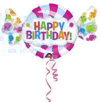 22 Inch Happy Birthday Sweet Super Shape Helium Balloon