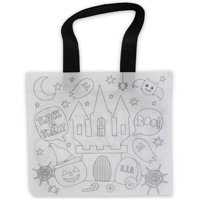 Colour Your Own Halloween Canvas Bag: Assorted From 0.50 GBP | The Works