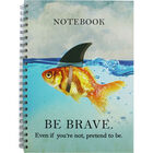 A4 Wiro Be Brave Lined Notebook image number 1