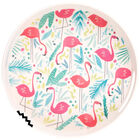 Flamingo Bamboo Eco Round Tray image number 1