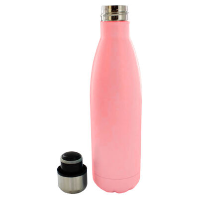 Double Aluminium Drinks Bottle: Pink image number 2