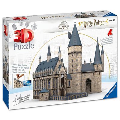 Harry Potter Hogwarts Castle The Great Hall 540 Piece 3D Jigsaw Puzzle image number 1